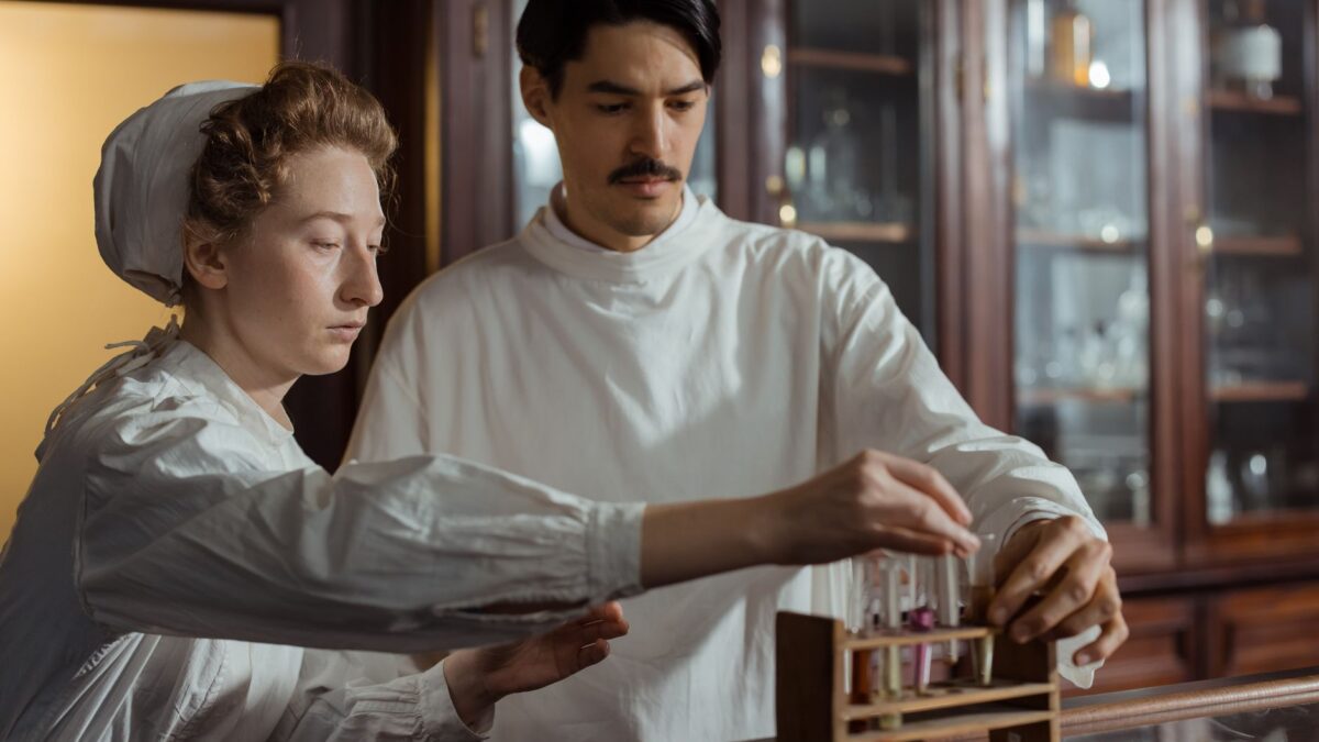 Historisches medizinisches Labor