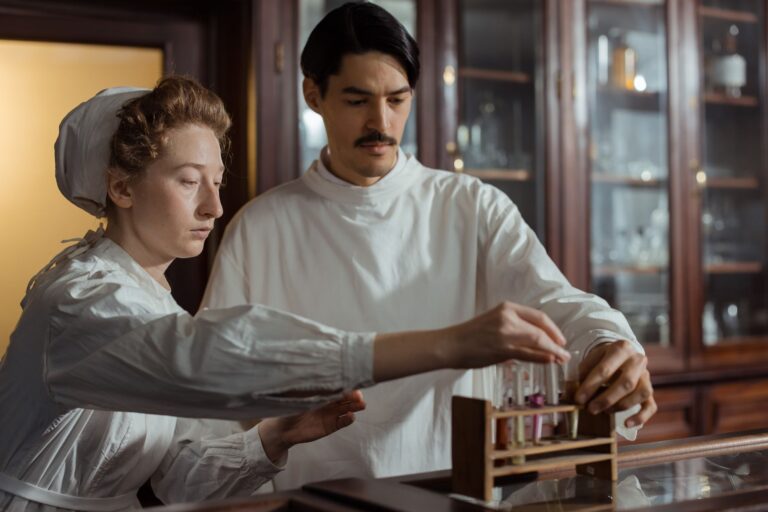 Historisches medizinisches Labor