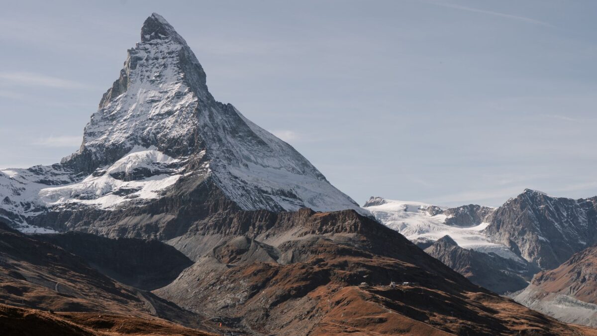 Das Matterhorn bei Zermatt im Wallis