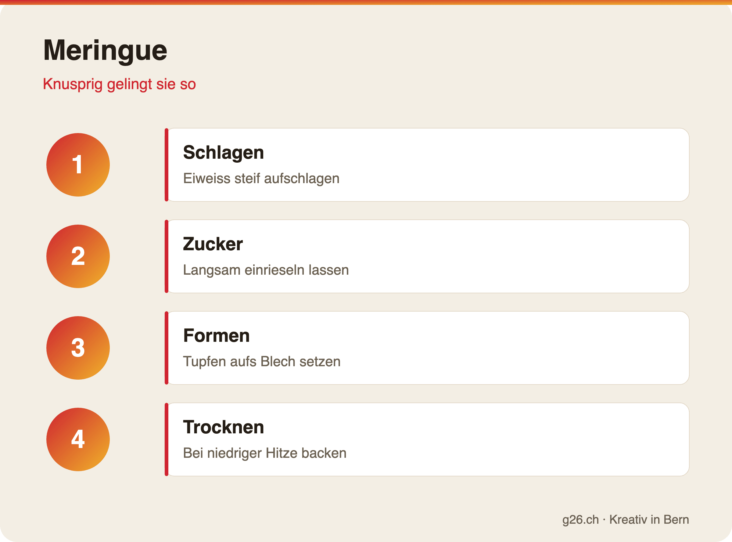 Meringue: Knusprig gelingt sie so